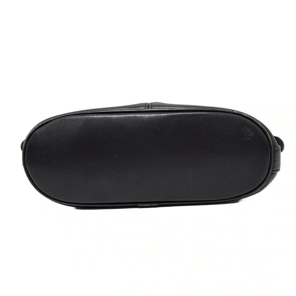 Auth COACH - 4115 Black Leather Shoulder Bag - Picture 10 of 11